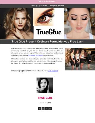 True Glue Present Ordinary Formaldehyde Free Lash