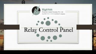 Relay Control Panels Assures Smart Manufacturing Environment