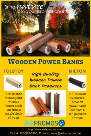 Wooden Power Banks