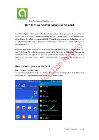 How to Move Android Apps to an SD Card