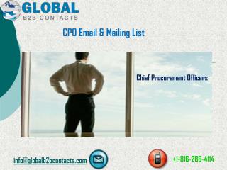 CPO Email & Mailing List