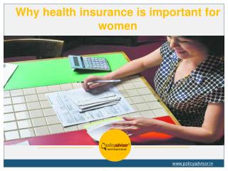 Why health insurance is important for women