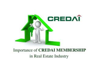 Importance Of CREDAI Membership In Real Estate Industry