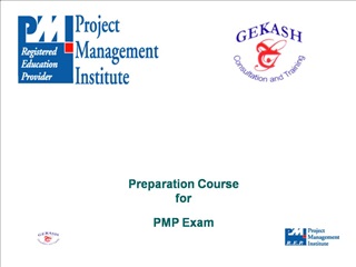 Preparation Course for PMP Exam