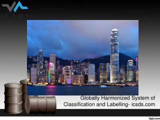 Globally harmonized system of classification and labelling icsds.com