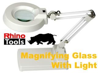 Magnifying Glass With Light - Rhino Tools