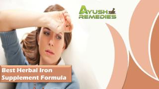 Best Herbal Iron Supplement Formula