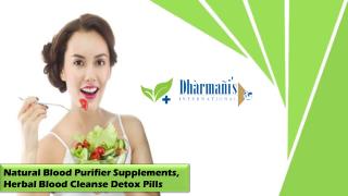 Natural Blood Purifier Supplements, Herbal Blood Cleanse Detox Pills