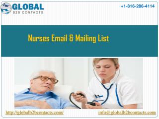 Nurses Email & Mailing List