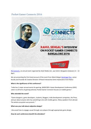 Pocket Gamer Connects 2016
