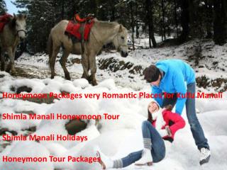 Shimla Manali Holidays