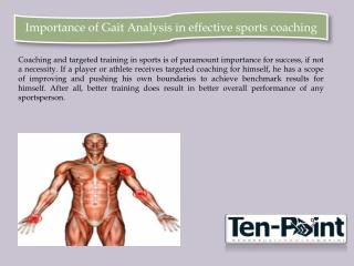 Importance of Gait Analysis in effective sports coaching