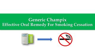 Generic Champix for Smoking Cessation