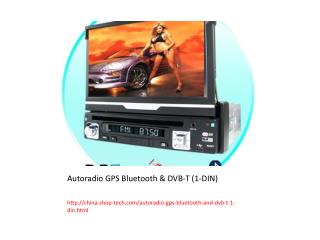 Autoradio GPS Bluetooth & DVB-T (1-DIN)