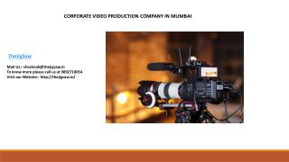 Corporate Video Production Company Mumbai