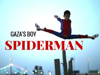 Gaza`s boy Spiderman