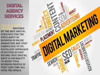 Digital Agency Services