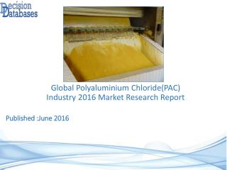 Polyaluminium Chloride (PAC) Market : International Industry Analysis