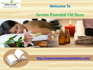 Pure Massage and Spa Oil Menufacturer at www.aromaessentialoilstore.com