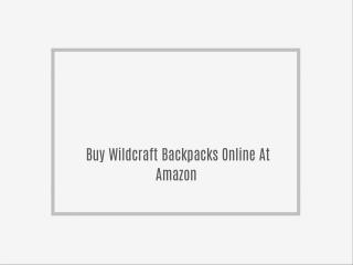 Buy Wildcraft Backpacks Online At Amazon