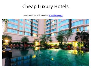 Cheap hotel deals & accommodation rates around the world - Compare, book & save