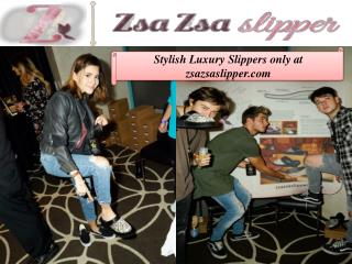 Stylish Luxury Slippers only at zsazsaslipper.com