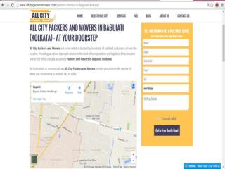 Packers and Movers in Baguiati (Kolkata) - All City Packers & M®