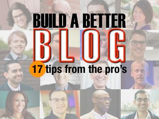 Build a better blog
