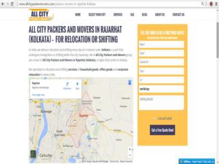 Packers and Movers in Rajarhat(Kolkata)-All City Packers & M®