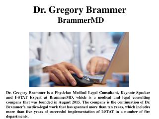 Dr. Gregory Brammer - BrammerMD