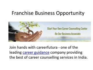 Career counselling franchise