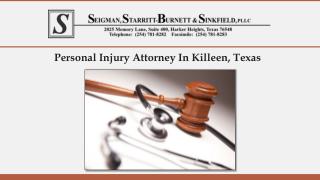 Personal Injury Attorney In Killeen, Texas