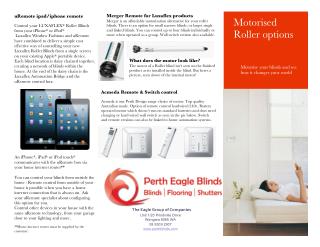 Timber and Aluminium blinds