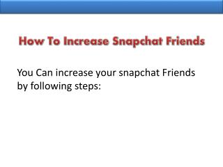 Where to Buy Snapchat Friends?