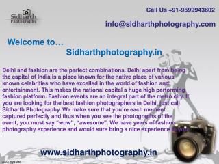 Sidharth Photography- A Leading Wedding Photographers in Delhi