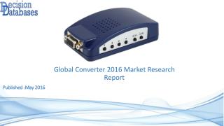 Converter Market Global Analysis and Forecasts 2021