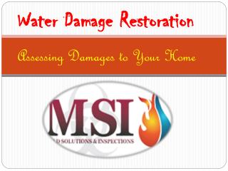 Water Damage Restoration