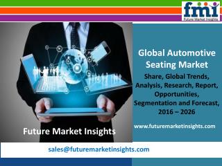 Automotive Seating Market Volume Analysis and Key Trends 2016-2026