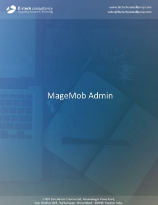 MageMob Admin: Magento Mobile Assistant Extension to Manage Store