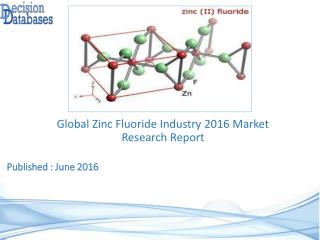 Zinc Fluoride Market Global Analysis and Forecasts 2021