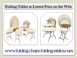 Folding Tables at Lowest Price on the Web