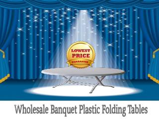 Wholesale Banquet Plastic Folding Tables