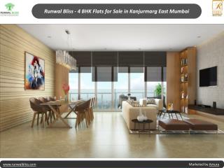 Runwal Bliss - 4 BHK Flats for Sale in Kanjurmarg East Mumbai