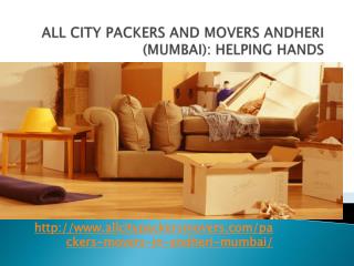 Packers and Movers in Andheri (Mumbai)-All City Packers and Movers®