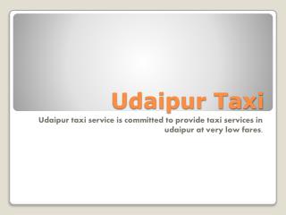 Udaipur taxi service | taxi in udaipur