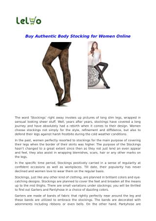 Body Stocking for Women Online