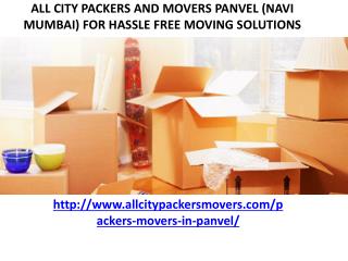 Packers and Movers in Panvel (Navi Mumbai)-All City Packers and Movers®