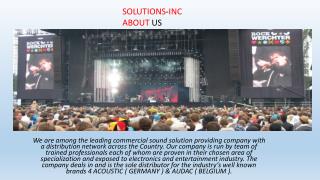Solutions Inc-Power amplifier series