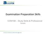 Examination Preparation Skills