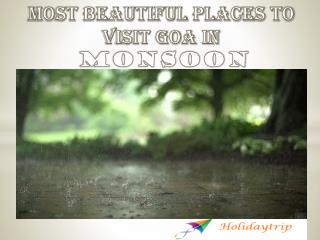 Most Beautiful Places to Visit Goa